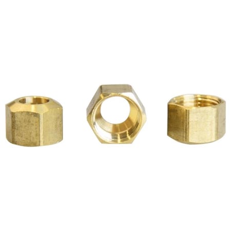 Homeplus+ ATC 5/16 in. Compression X 5/16 in. D Compression Brass Nut 6JC124901511084